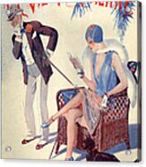 1920s France La Vie Parisienne Magazine #18 Acrylic Print