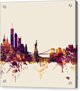 New York Skyline #18 Acrylic Print