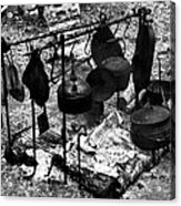 1800s Cast Iron Cooking Acrylic Print