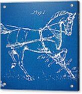 1900 Horse Hobble Patent Artwork Acrylic Print