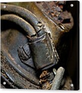 1913 Michaelson Ohv Twin Motorcycle Engine Acrylic Print