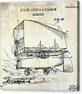 1919 Airship Patent Drawing Acrylic Print