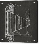 1920 Hess Camera Patent Artwork - Gray Acrylic Print