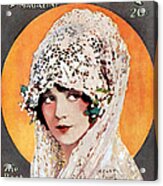 1920s Usa Picture Play Magazine Cover Acrylic Print