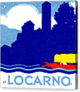 1925 Locarno Switzerland Acrylic Print