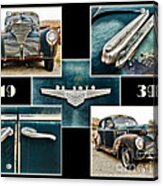 1939 De Soto Collage Acrylic Print