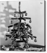 1940s Small Christmas Tree Decorated Ornament by Vintage Images - Fine Art  America