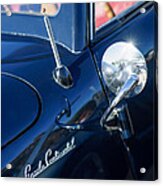 1941 Lincoln Continental Convertible Emblem Acrylic Print