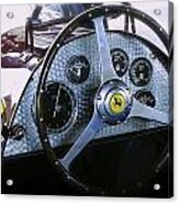 1950 Ferrari 166 212 America Steering Wheel Acrylic Print