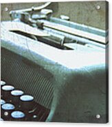 1952 Olivetti Typewriter Acrylic Print