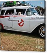 1958 Ford Suburban Ghostbusters Car Acrylic Print
