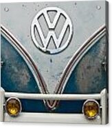 1965 Vw Volkswagen Bus Acrylic Print