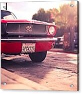 1966 Ford Mustang Convertible Acrylic Print