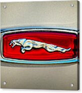 1995 Jaguar Emblem Acrylic Print