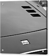 1974 Ferrari Dino 246gts Hood Emblem #2 Acrylic Print