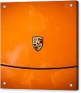 2008 Porsche Limited Edition Orange Boxster Acrylic Print