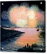 4th Of July Gloucester Harbor Acrylic Print