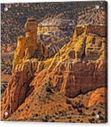 Afternoon  Light On Chimney Rock At Ghost Ranch #2 Acrylic Print