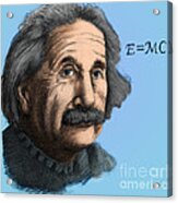 Albert Einstein, German-american #2 Acrylic Print