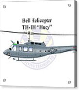 Bell Helicopter Th-1h Huey #2 Acrylic Print