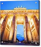 Brandenburg Gate Berlin Germany #2 Acrylic Print