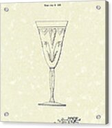 Goblet 1932 Patent Art #2 Acrylic Print