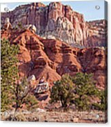 Golden Throne Capitol Reef National Park #2 Acrylic Print
