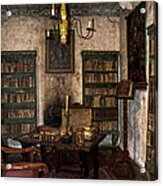 Junipero Serra Library In Carmel Mission Acrylic Print