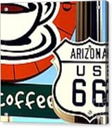 Route 66 Coffee Acrylic Print