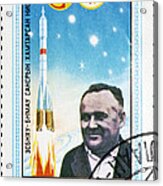 Sergei Korolev Stamp #2 Acrylic Print