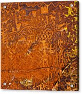 Sinagua Petroglyphs Acrylic Print