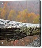 Snowy Fence #2 Acrylic Print