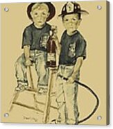 The Firefighters Sons Acrylic Print