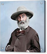 Walt Whitman Portrait Circa 1861-1865 #2 Acrylic Print