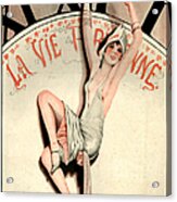 1920s France La Vie Parisienne Magazine #213 Acrylic Print