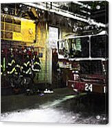 24 Hook And Ladder Fdny Acrylic Print