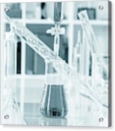 Chemistry Experiment In Lab #3 Acrylic Print
