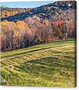 Farm Land Sussex County Western New Jersey Painted   #3 Acrylic Print