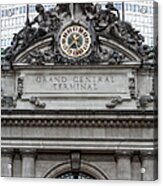 Grand Central Terminal Facade #3 Acrylic Print