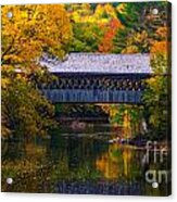 Henniker Bridge. Acrylic Print