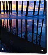 Oceanside Pier At Sunset #3 Acrylic Print