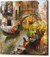 Romance In Venice  #3 Acrylic Print