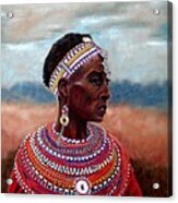 Samburu Woman #3 Acrylic Print