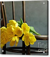 Still Life With Yellow Tulips #3 Acrylic Print