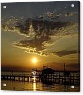 An Outer Banks Of North Carolina Sunset #36 Acrylic Print
