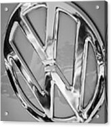 1959 Volkswagen Vw Panel Delivery Van Emblem #4 Acrylic Print