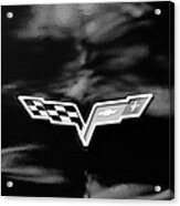 Chevrolet Corvette Emblem #4 Acrylic Print