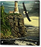 Lighthouse  Eagle Acrylic Print
