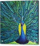 Peacock #4 Acrylic Print