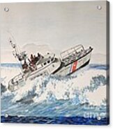47' Life Boat Acrylic Print